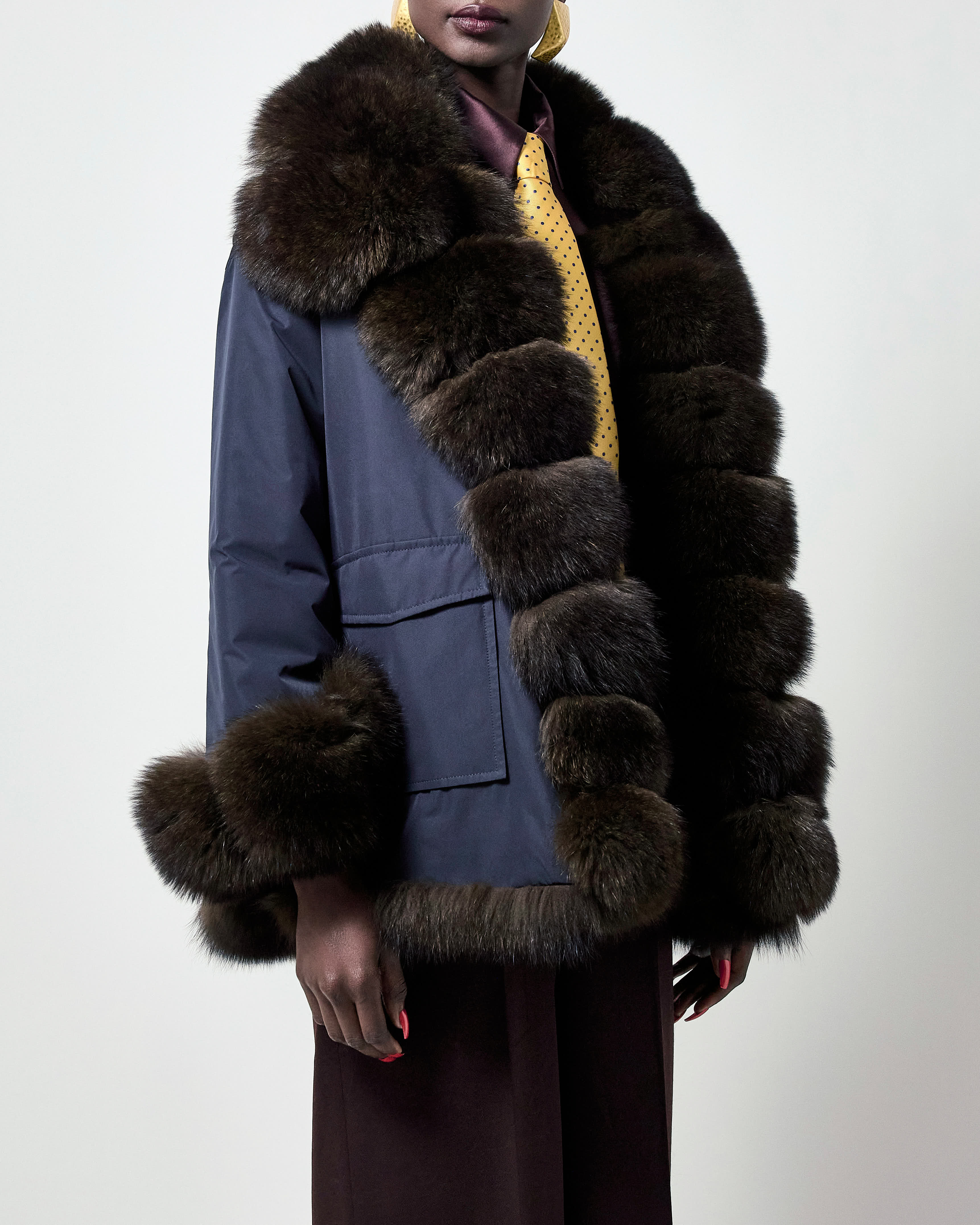 The Amalfi Air-Armour™ Fur Parka - Sabled™