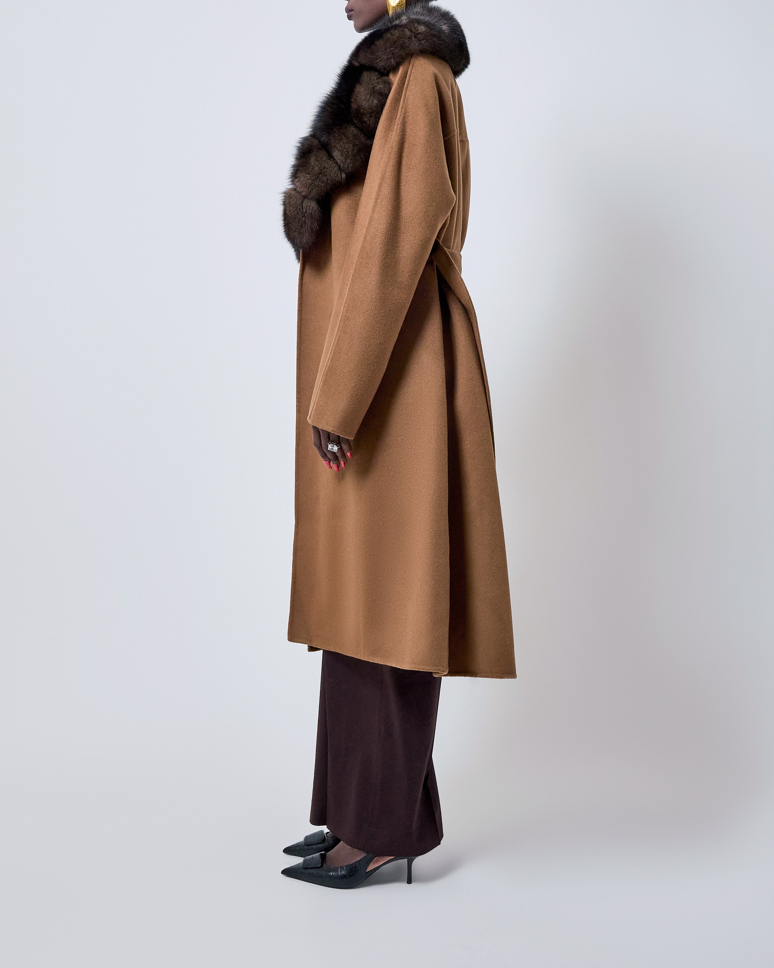 The Alessia Long Fur Cashmono™ - Sabled™