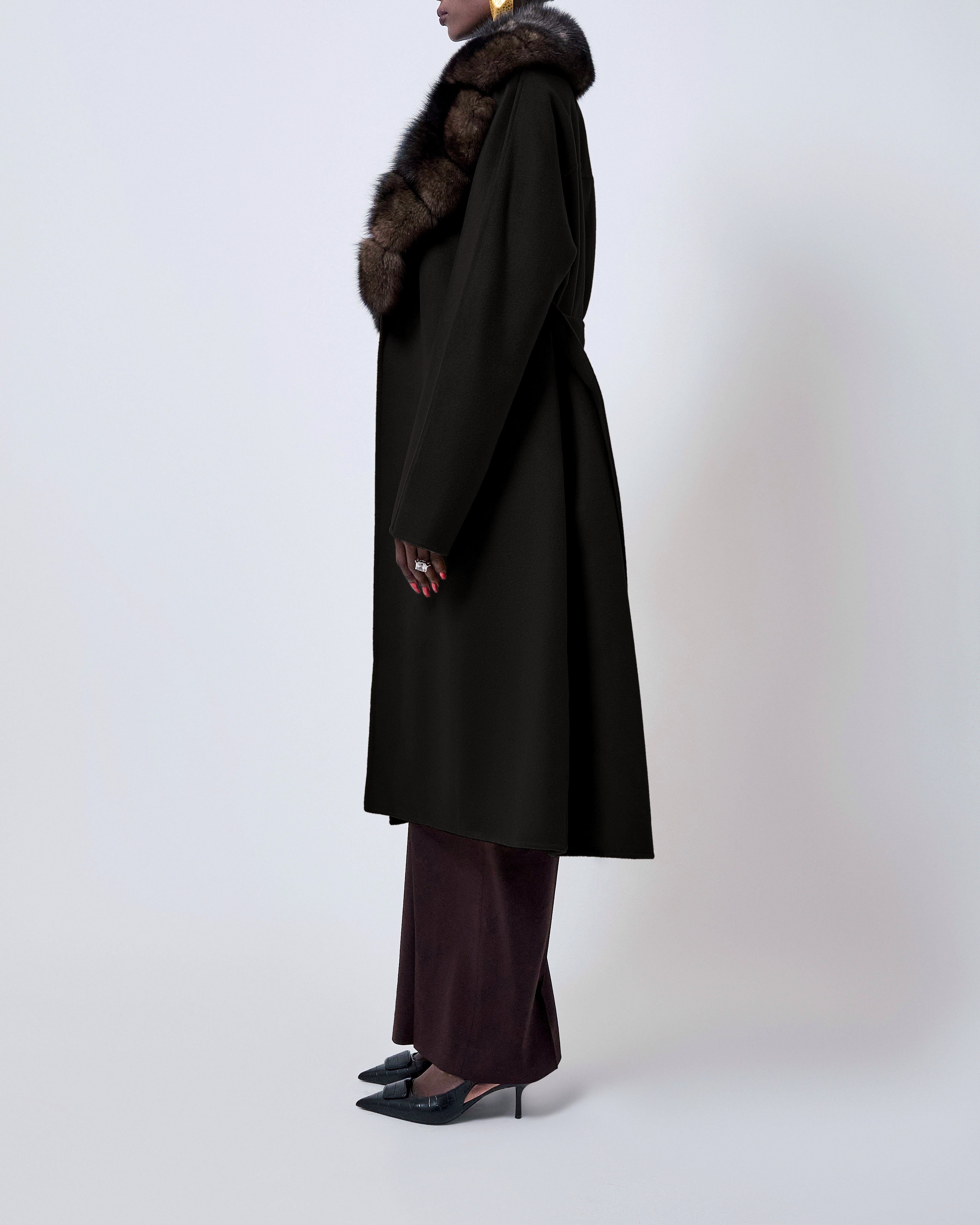 The Alessia Long Fur Cashmono™ - Sabled™