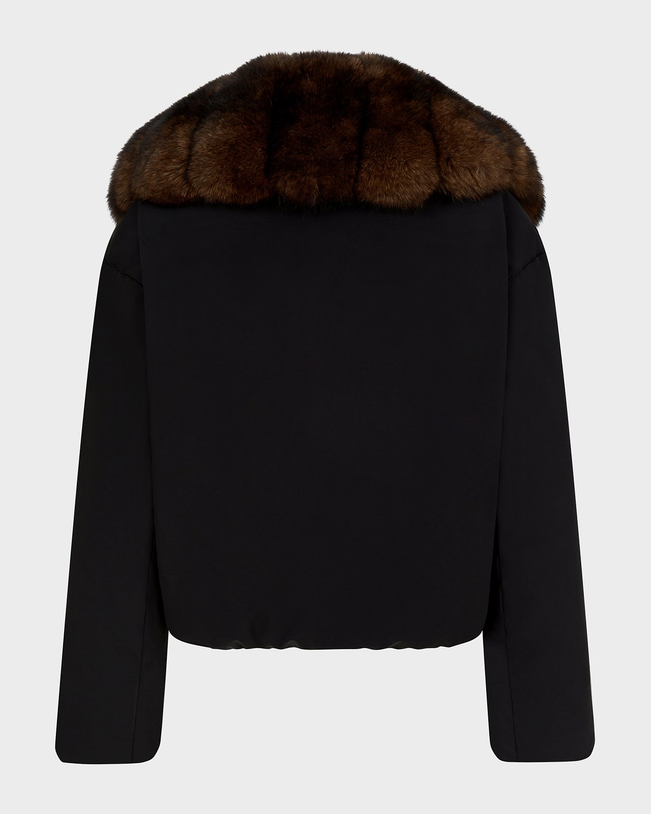 The Isotta Cropped Fur Puffer - Sabled™