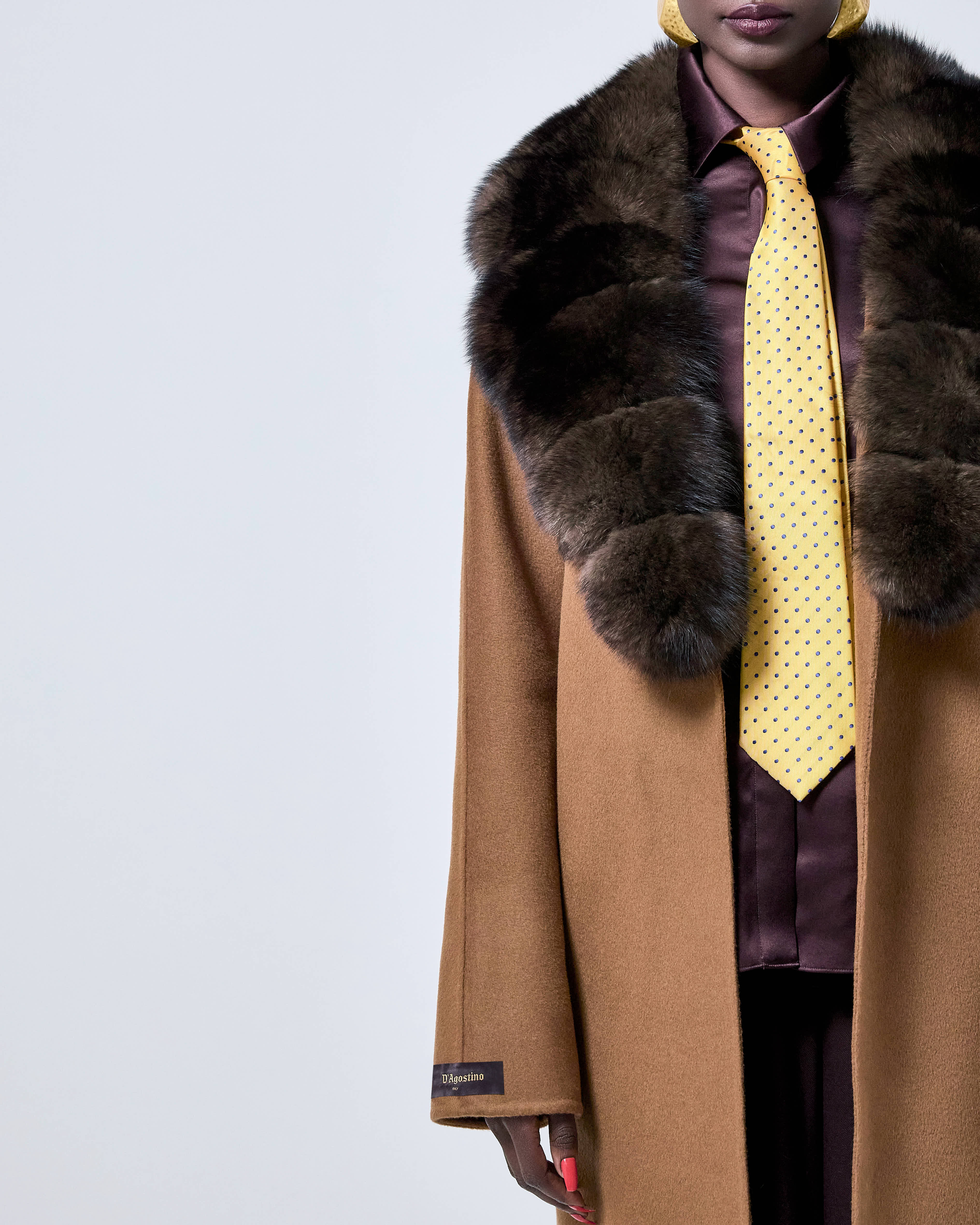 The Alessia Long Fur Cashmono™ - Sabled™
